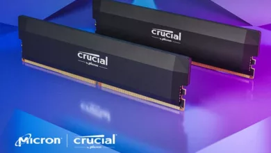 Test Kit DDR5 Crucial Pro OC 32 GO 6400MHz