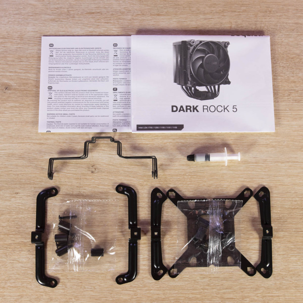 be quiet! dark rock 5 accessoires
