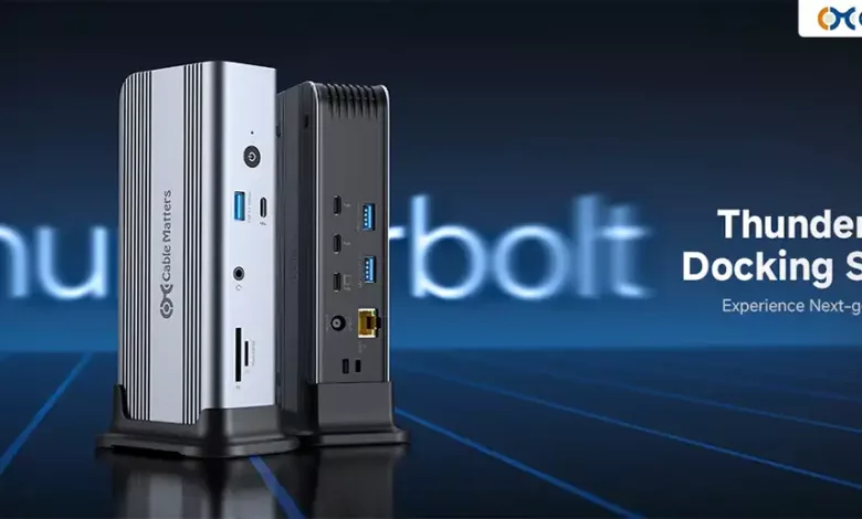 Cable Matters Thunderbolt 5 11 en 1, une station d'accueil jusqu'à 120 Gb/s 1 cable matters dock thunderbolt 5