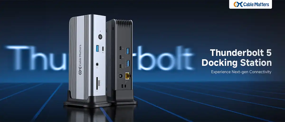 Station D'accueil Thunderbolt 5 12-en-1 – Ports USB, Ethernet 2.5G, écran 8K, 140W - 7