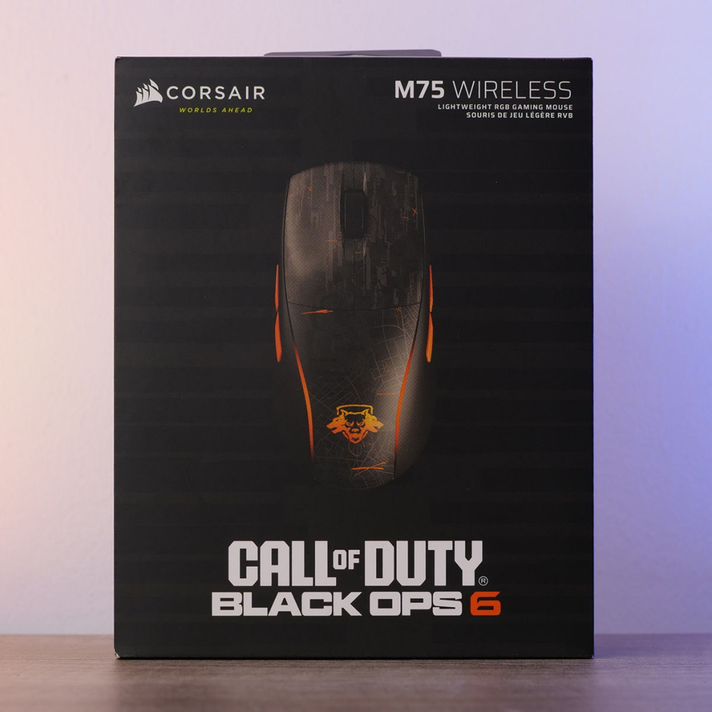 corsair M75 wireless call of duty unboxing 01