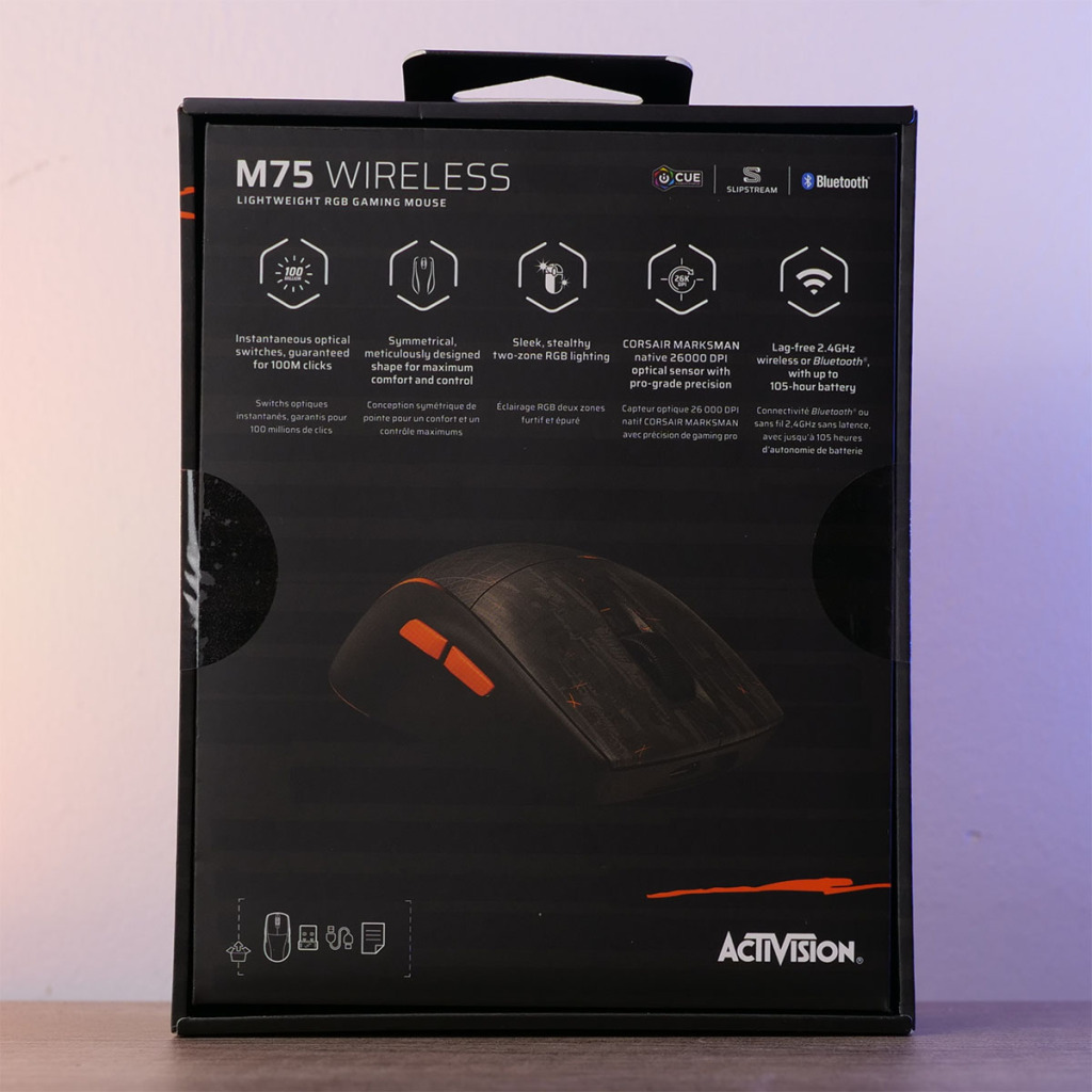 corsair M75 wireless call of duty unboxing 02