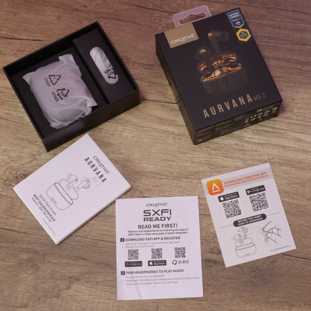 creative aurvana ace 2 unboxing 04