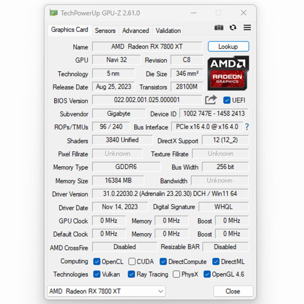 GPU-Z 2.61 : Support pour AMD Navi 48 et autres nouveautés 2 gpu z 2 6 1 amd navi 48 rdna 4