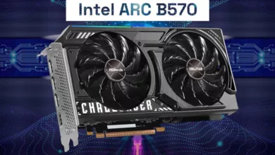 Intel Arc B570 : les spécifications révélées par ASRock 9 intel arc Battlemage b570 asrock