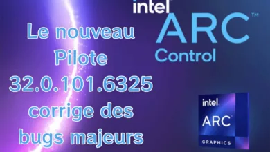 Intel Arc : Le Nouveau Pilote 32.0.101.6325 corrige des bugs majeurs 1 intel arc Nouveau Pilote 32.0.101.6325