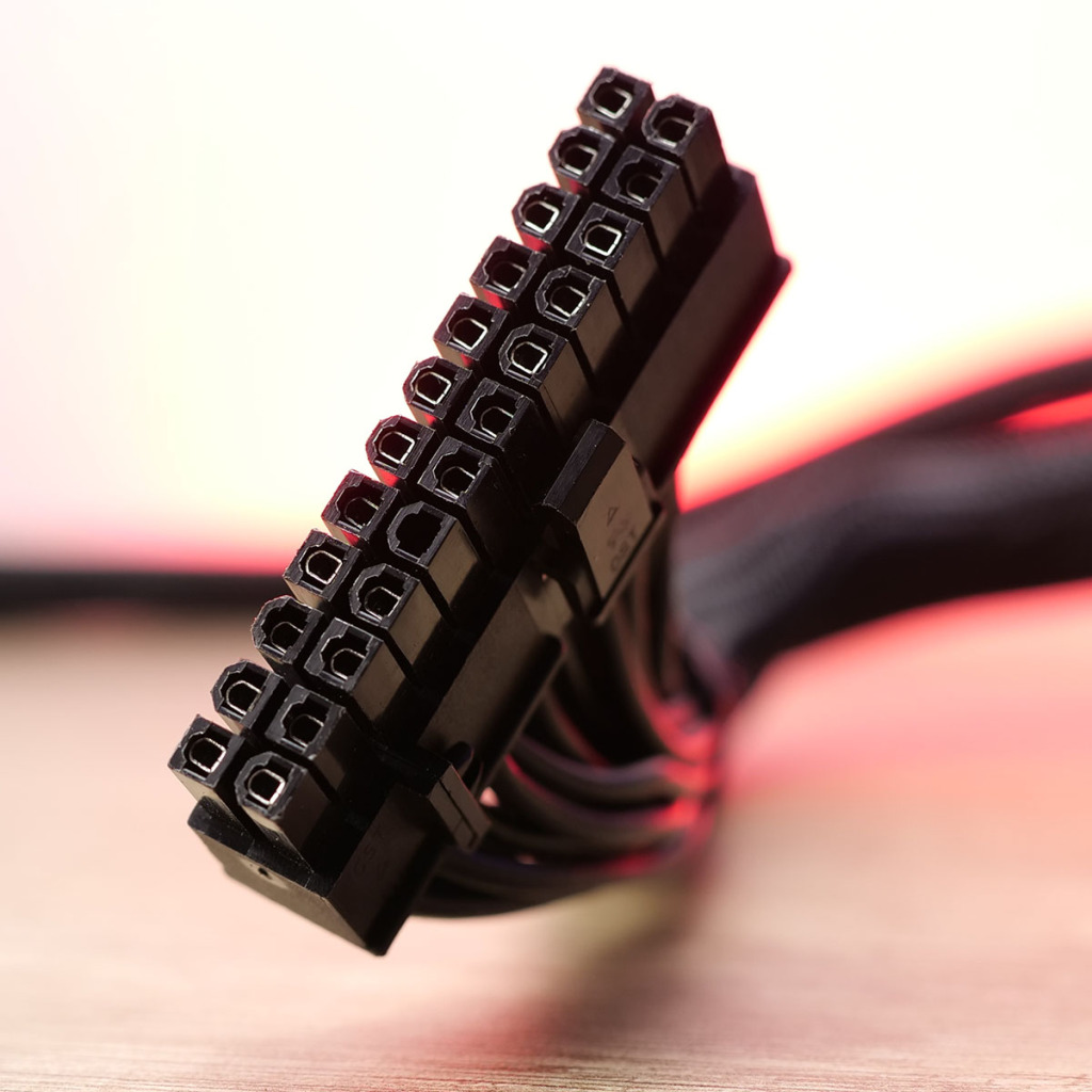 pure power 12 750w cable sata cpu atx 24pins