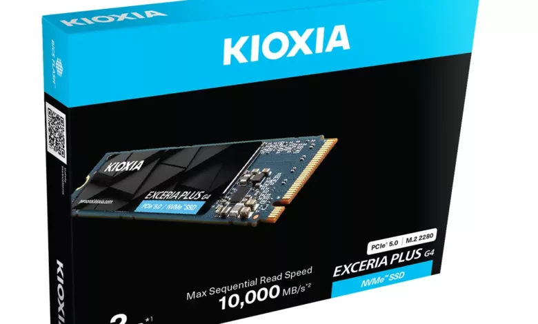 SSD KIOXIA EXCERIA PLUS G4, du PCIe 5.0 pour les plus exigeants 1 ssd kioxia exceria plus g4 box