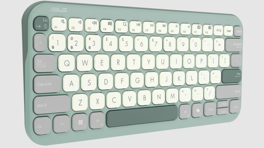 ASUS annonce le nouveau clavier Marshmallow KW100 avec une touche Copilot et deux nouvelles couleurs : So Sweet ! 6 ASUS Marshmallow KW100 vert