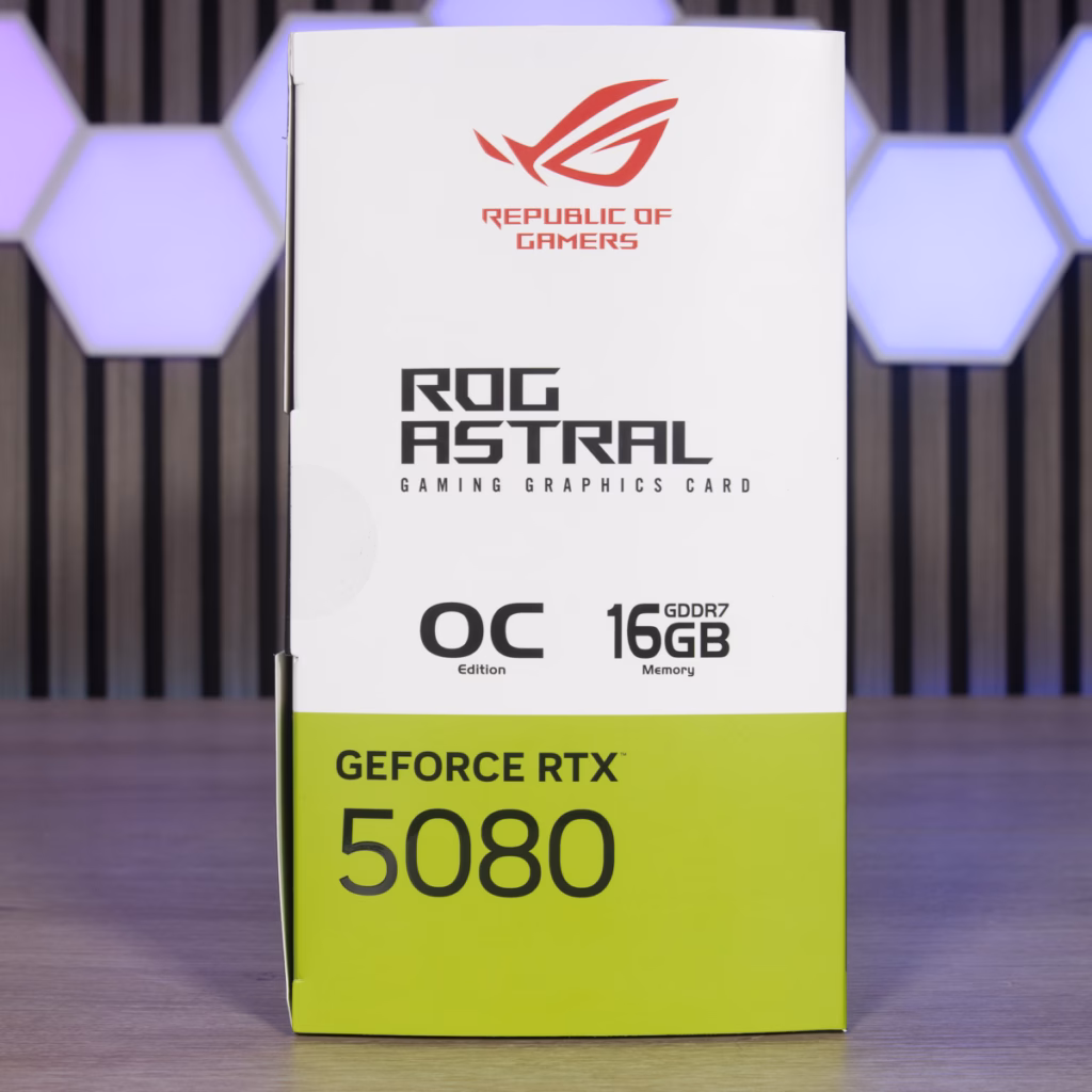 ASUS ROG Astral RTX 5080 OC petit côté
