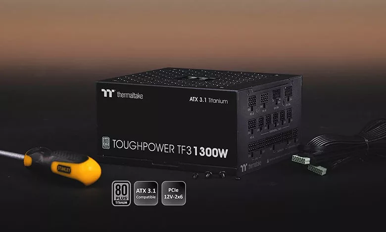 Thermaltake lance la Toughpower TF3 1300W avec prise en charge des GPU de la série RTX50 1 Alimentation Toughpower TF3 1300W Couv