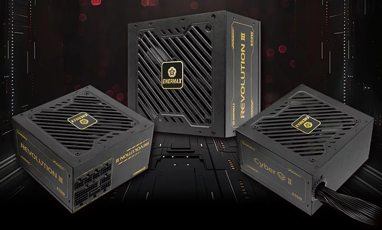 Alimentations ENERMAX ATX 3.1 80PLUS Gold REVOLUTION III et CyberG II 1 Alimentations ENERMAX Couv