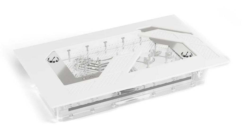 Alphacool présente l'Apex Distro Plate pour le boîtier Dark Base Pro 901 3 Alphacool Apex Distro Plate blanc