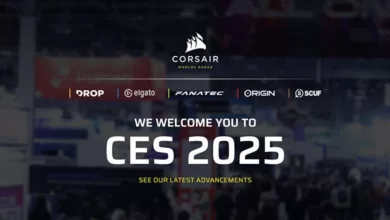 CORSAIR au CES 2025 : du boîtier, de l'alimentation, de la RAM.... 8 CORSAIR CES 2025 Couv