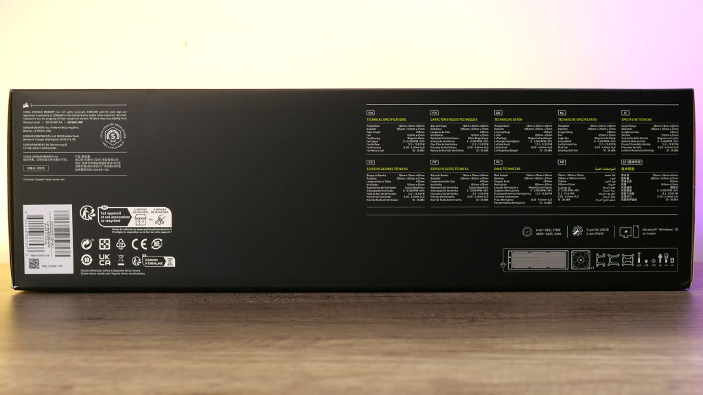 Corsair nautilus 360 rs argb box 05