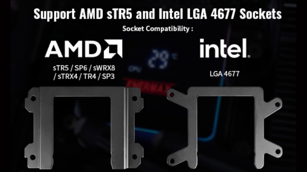 ENERMAX LIQTECH XTR : un AIO pour stations de travail avec une capacité de refroidissement de plus de 550 W 5 ENERMAX LIQTECH XTR Compatibilité
