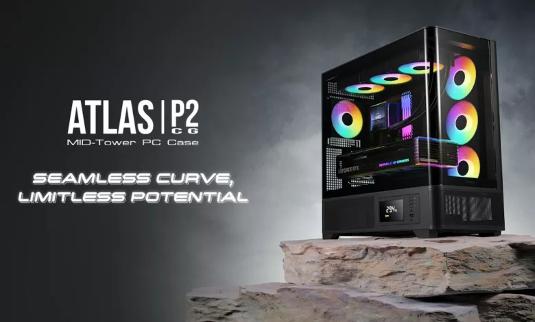 Boîtier GAMDIAS ATLAS P2 CG : un design unique pour les gamers exigeants 1 GAMDIAS ATLAS P2 CG CASE 01