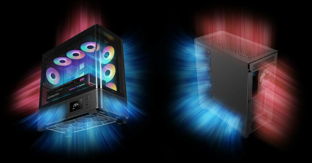 Boîtier GAMDIAS ATLAS P2 CG : un design unique pour les gamers exigeants 3 GAMDIAS ATLAS P2 CG CASE 03
