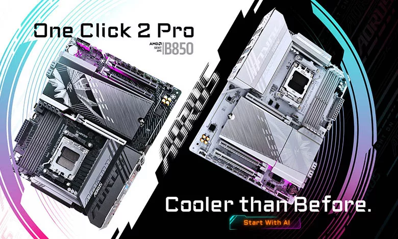 Les cartes mères GIGABYTE B850 / B840 révolutionnaires redéfinissent les performances 1 GIGABYTE B850 Couv