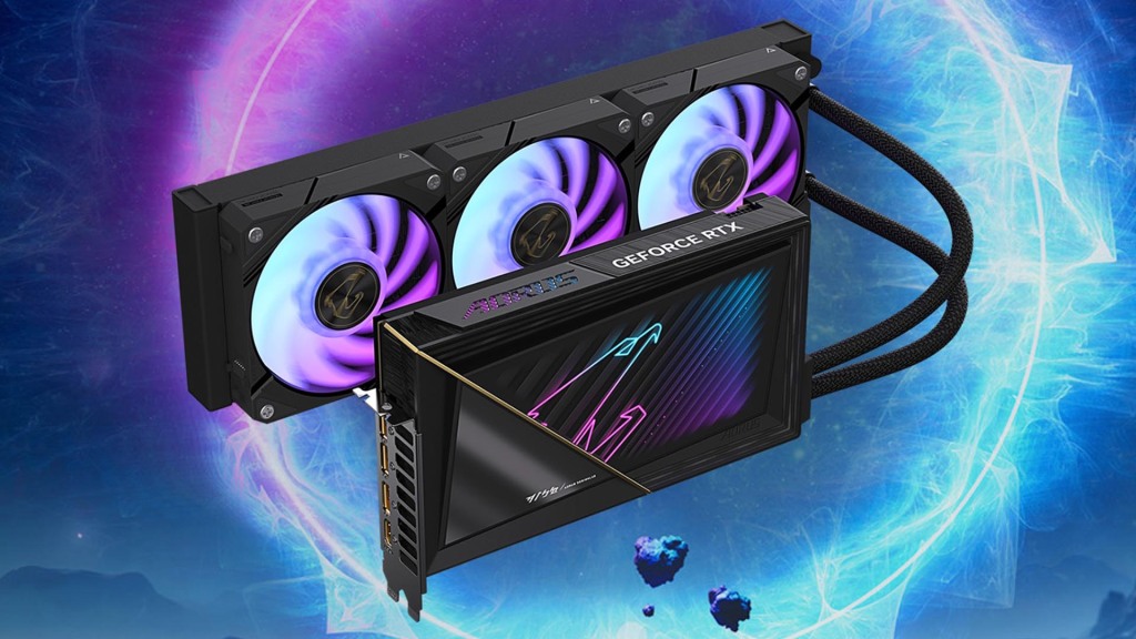 GIGABYTE présente au CES 2025 un système de refroidissement amélioré et des cartes graphiques NVIDIA GeForce RTX 50 plus compactes 7 GIGABYTE CES 2025 RTX 50 xtrem waterforce