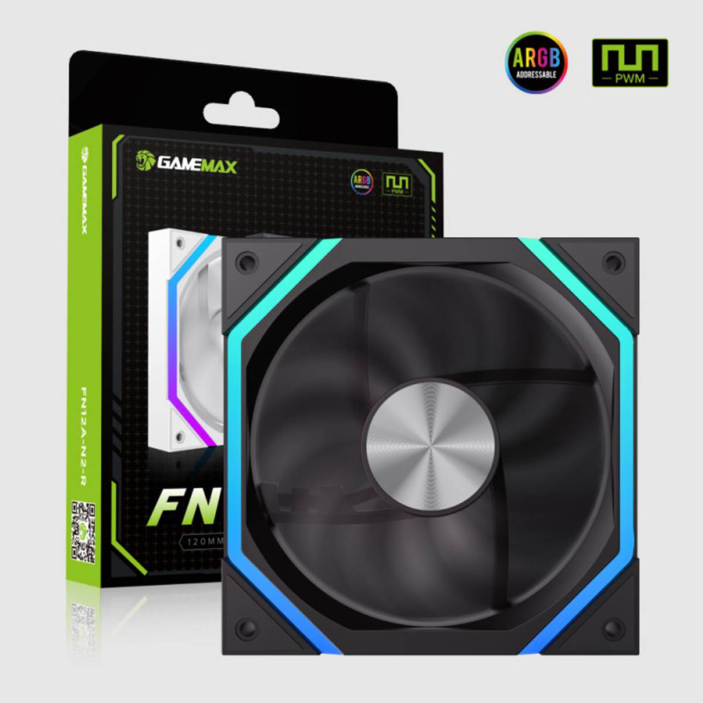 Ventilateurs GameMax FN12A-N2 : un refroidissement performant et un design ARGB éclatant 2 GameMax FN12A N2 boite