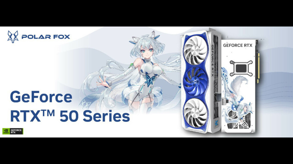 MANLI présente ses GeForce RTX 50 Series 4 MANLI RTX 50 Pollar Fox