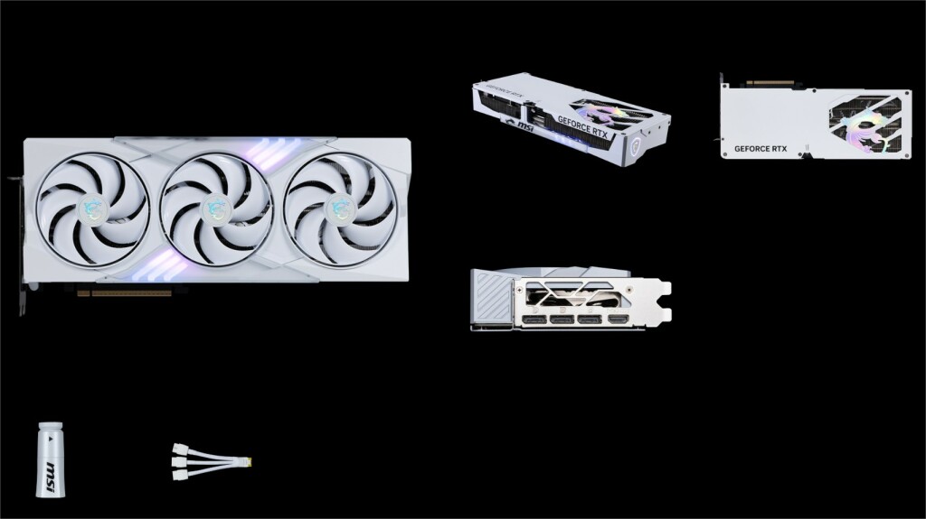 MSI GeForce RTX 50 : Le Dragon Rouge au service de l’IA 12 MSI GeForce RTX 50 GAMING TRIO White OC 01