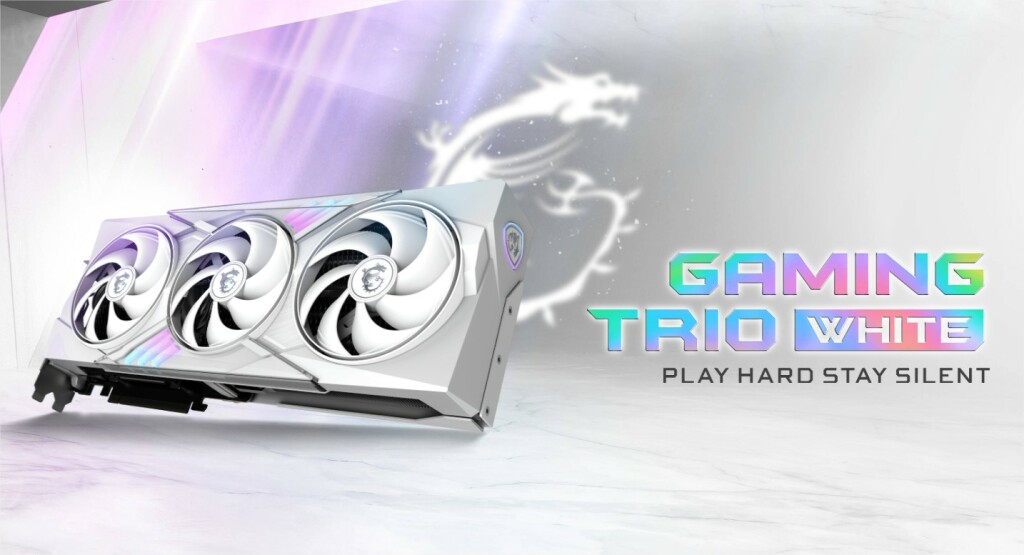 MSI GeForce RTX 50 : Le Dragon Rouge au service de l’IA 9 MSI GeForce RTX 50 GAMING TRIO White OC