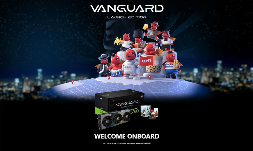 MSI GeForce RTX 50 : Le Dragon Rouge au service de l’IA 8 MSI GeForce RTX 50 VANGUARD SOC LAUNCH EDITION
