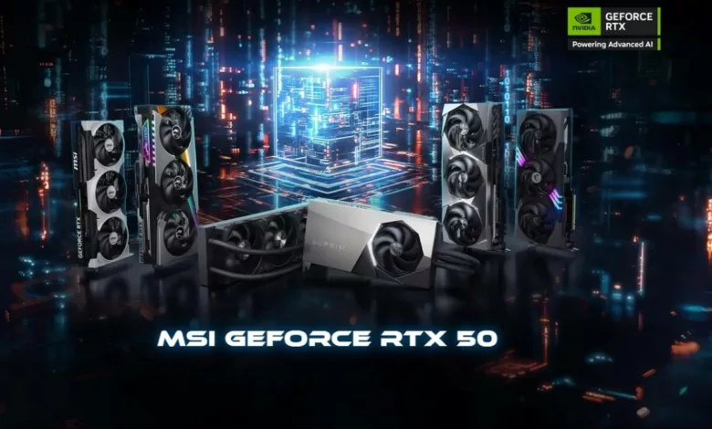 MSI GeForce RTX 50 : Le Dragon Rouge au service de l’IA 1 MSI GeForce RTX 50 HeroImage