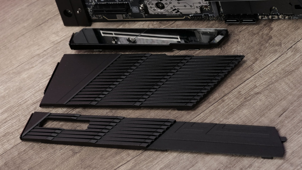 MSI MEG X870E GODLIKE 5x ssd m2 heatsink