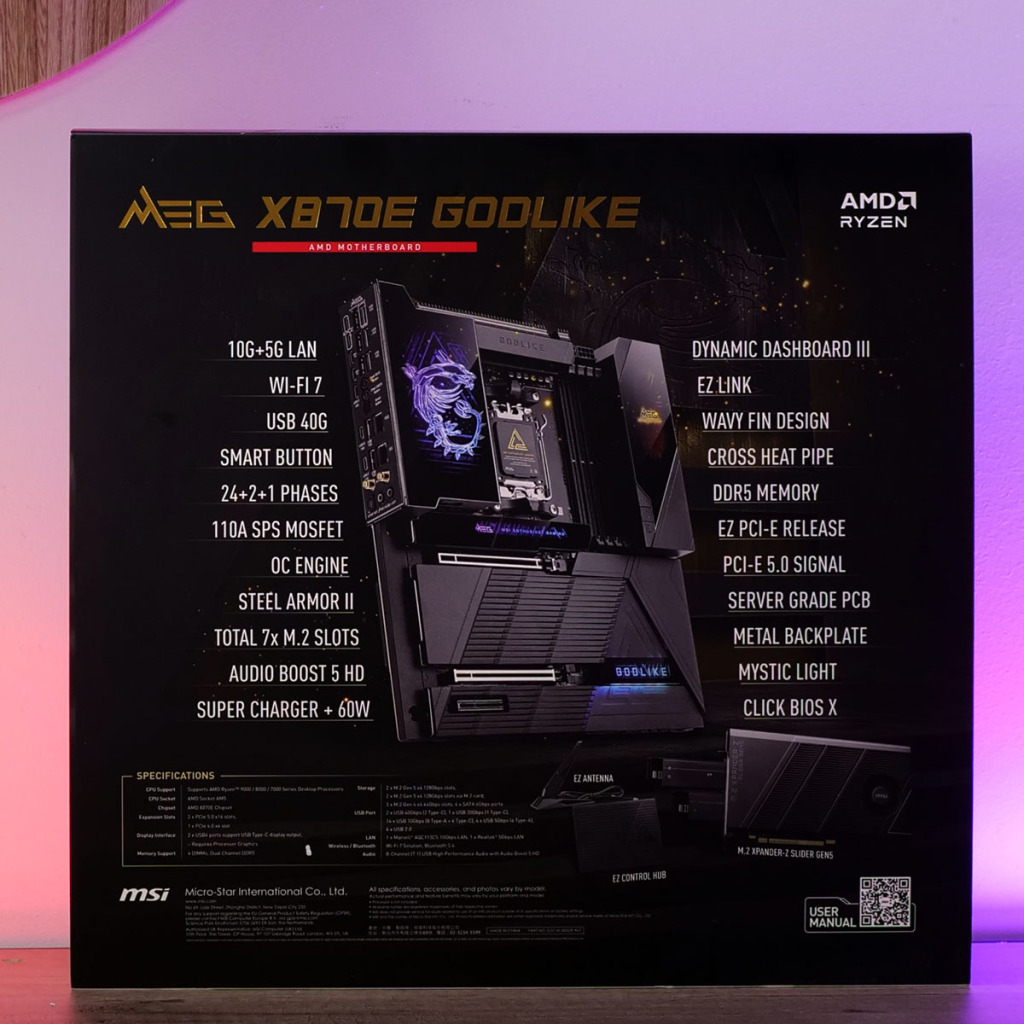 MSI MEG X870E GODLIKE box 02