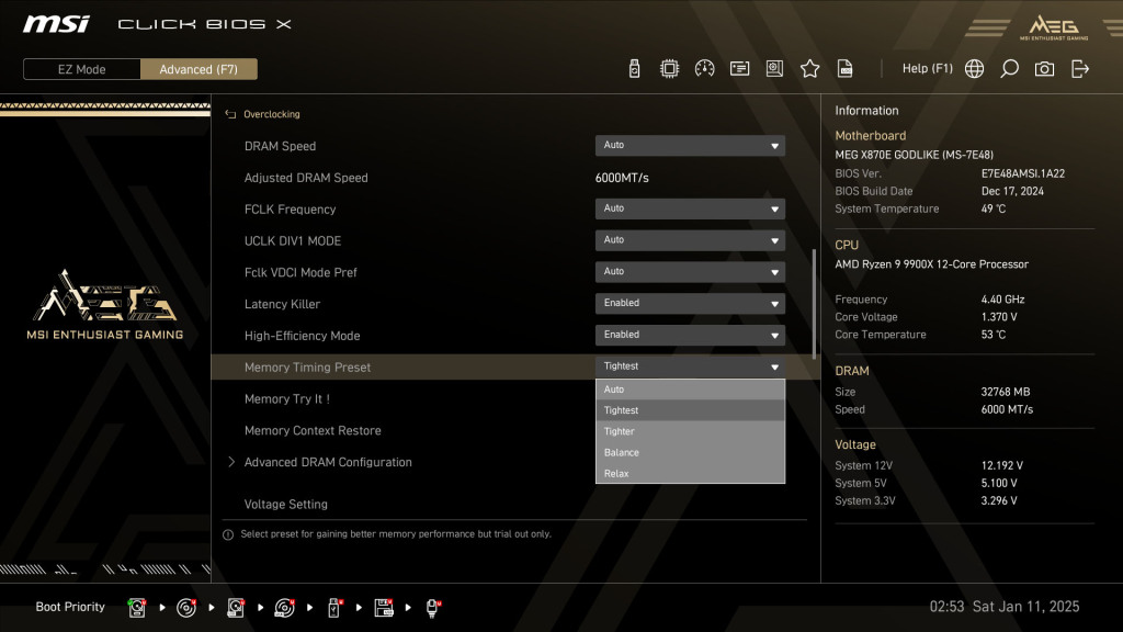 MSI Overclocking HEMode
