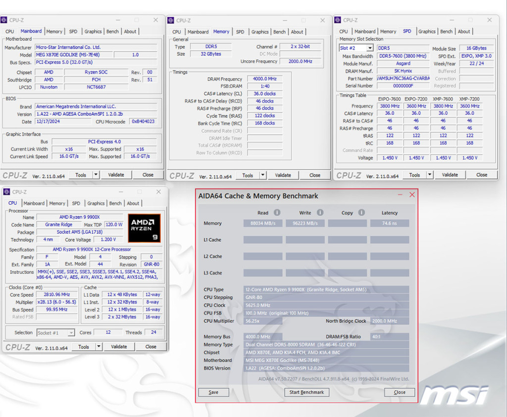 MSI Overclocking RAM Axmp 8000