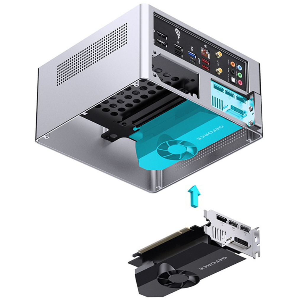 Boîtiers Mini-ITX Jonsbo : N10 et NV10, compacts et performants 5 Mini ITX Jonsbo NV10 GPU