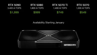 NVIDIA CES 2025 Jensen Huang Dévoile Les RTX 50 Blackwell prix 5070 549 dollars