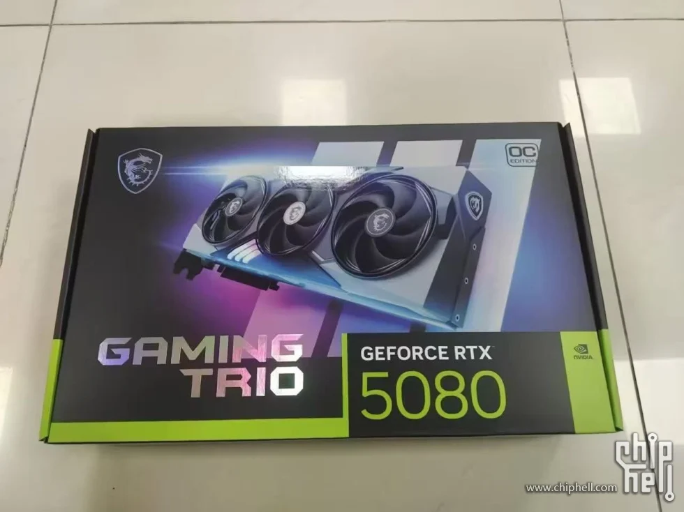 Nvidia GeForce RTX 5080 : une fuite révèle les spécifications clés de la carte 2 Nvidia GeForce RTX 5080 retail packaging has leaked online