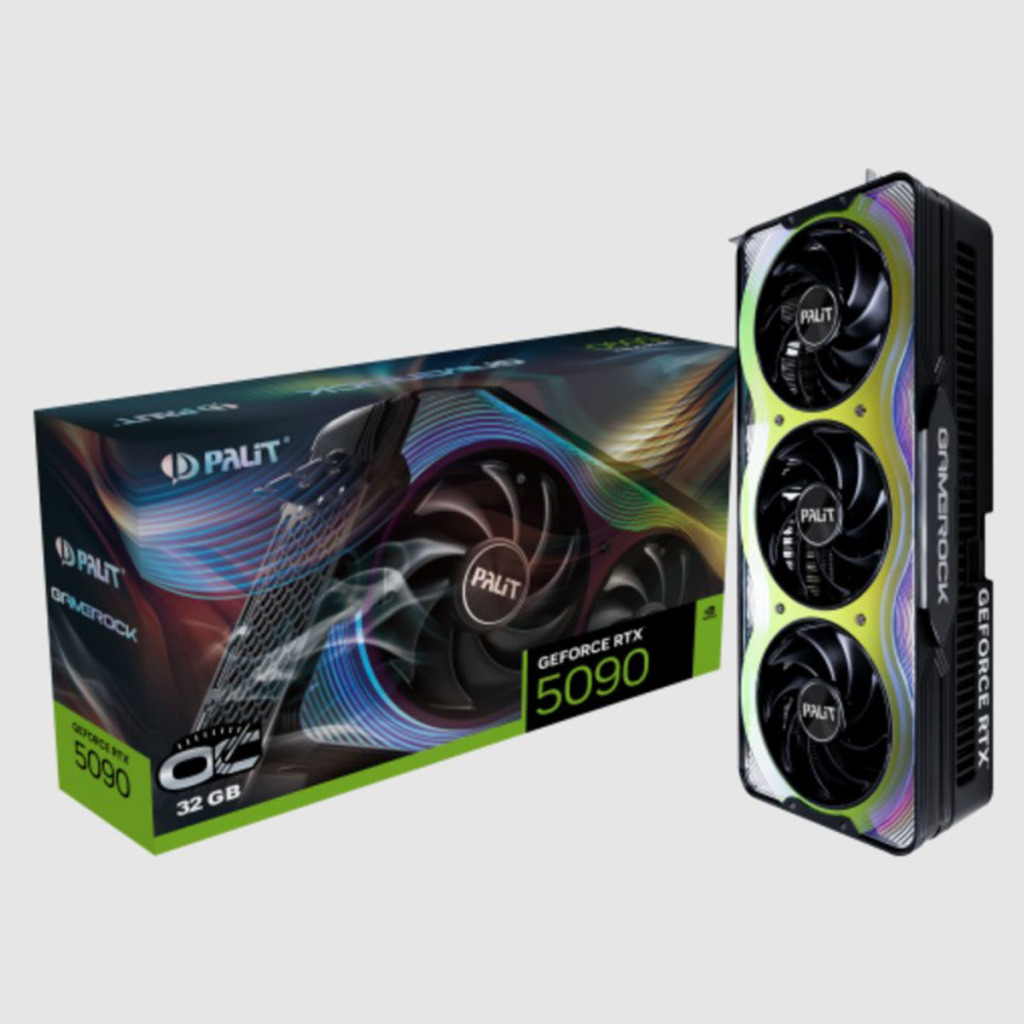 PALIT dévoile ses cartes graphiques NVIDIA GeForce RTX 50 Series 2 PALIT RTX 50 Gamerock 5090