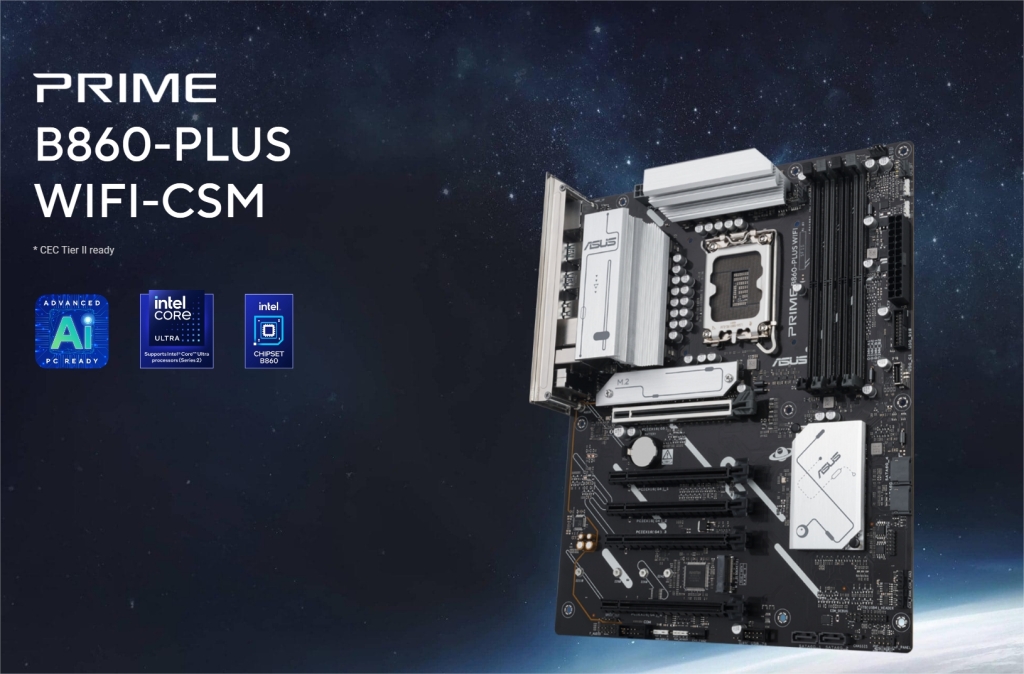 ASUS Présente les Cartes Mères B860 : Accessibilité et Modernité 4 PRIME B860 PLUS WIFI