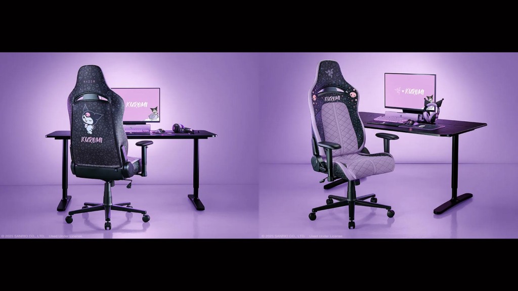 RAZER présente la collection Kuromi. Trop mimi ! 6 RAZER Kuromi chaise