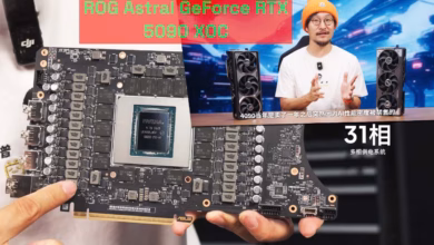 ROG Astral GeForce RTX 5090: Puissance et Performances Records 22 ROG Astral GeForce RTX 5090 XOC Hero