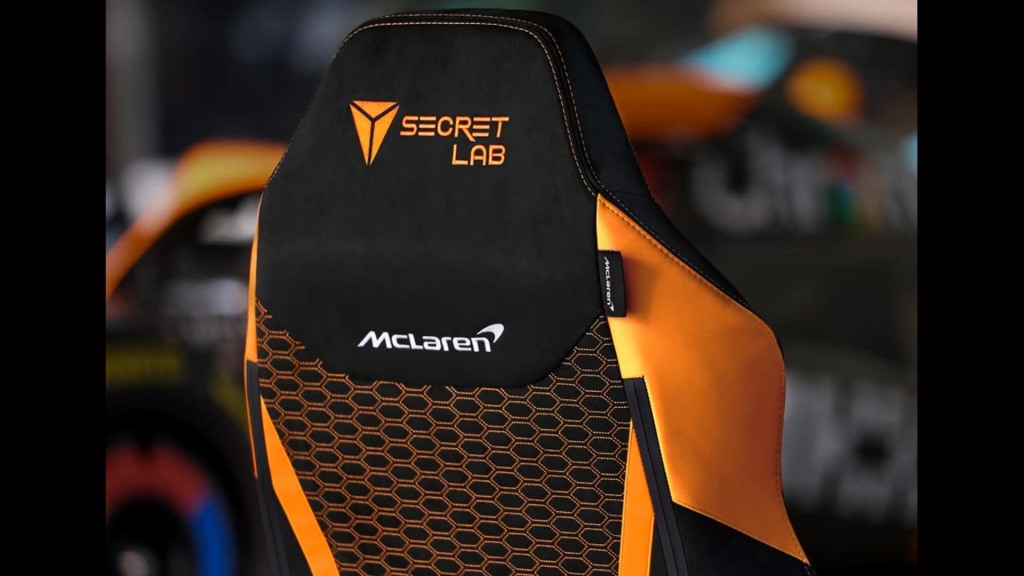 Secretlab TITAN Evo McLaren Edition : première chaise au monde inspirée de l’héritage d’innovation de McLaren Racing. 4 Secretlab TITAN Evo McLaren Edition dossier
