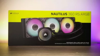 Test Aio Corsair nautilus 360 rs argb