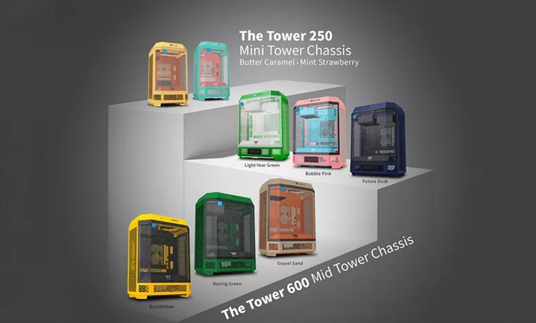 Deux nouvelles couleurs pour les boîtiers Thermaltake Tower 600 et Tower 250 1 Thermaltake Tower nouvelles couleurs Couv