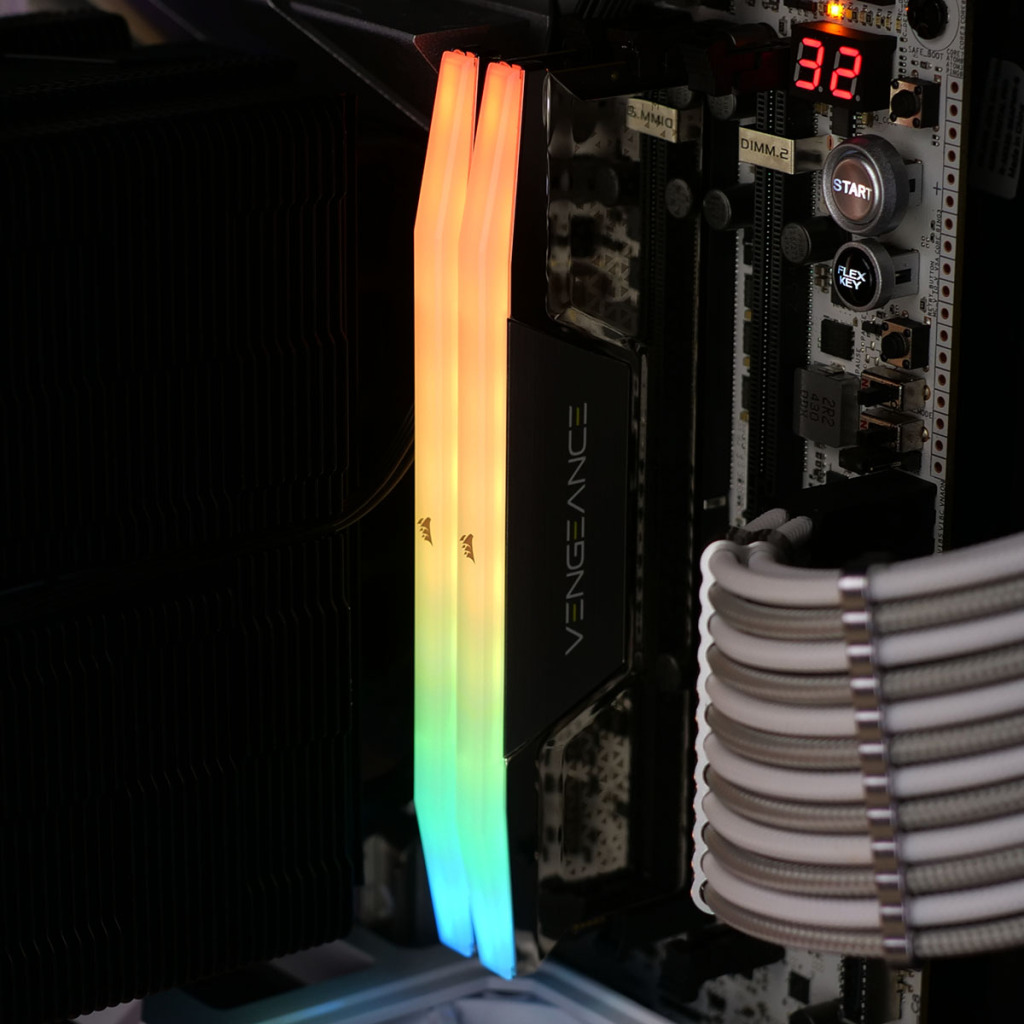 VENGEANCE RGB DDR5 CUDIMM 8400 mhz demo 01