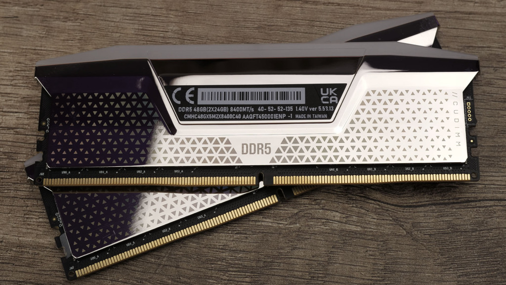 VENGEANCE RGB DDR5 CUDIMM 8400 mhz specs