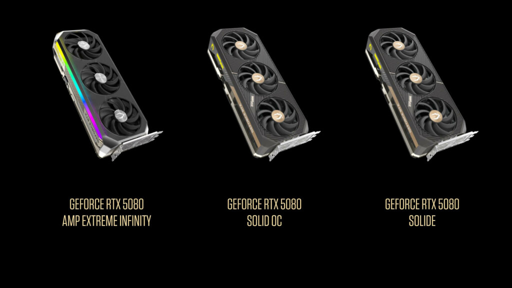 ZOTAC GAMING annonce les cartes graphiques NVIDIA GeForce RTX 50 4 ZOTAC RTX 50 modèles 2