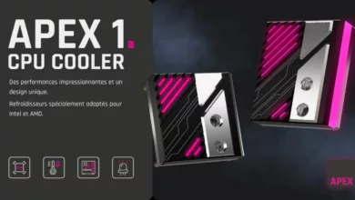 Alphacool Apex 1 : Waterblock CPU Haut de Gamme pour AMD et Intel 1 alphacool apex 1 waterblock cpu