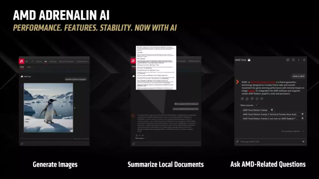 AMD Radeon RX 9070 et RX 9060 : RDNA 4 inaugure une nouvelle ère 7 amd adrenalin ai features rdna 4