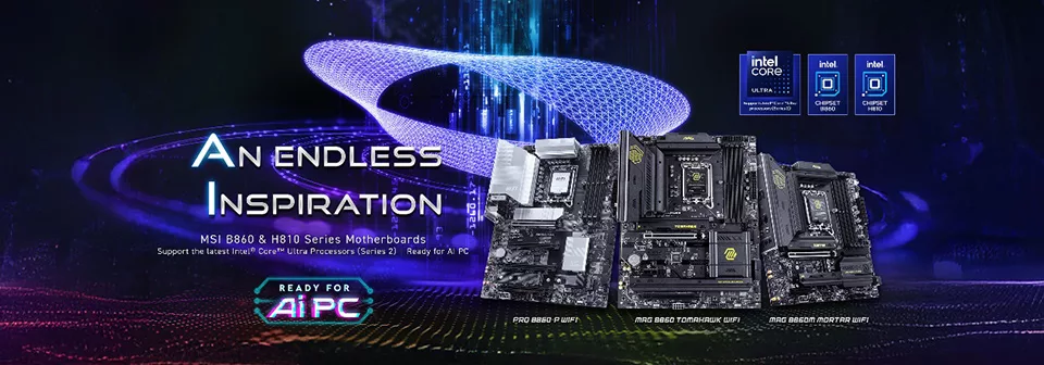 MSI Dévoile les Cartes Mères Intel B860 et H810 : Une Nouvelle Référence en Performance et Innovation 2 b860 h810 20241231 1